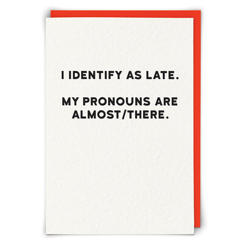 Funny Card - Late