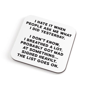 Funny Coaster - Sighed