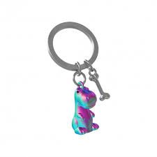 Metalmorphose Keyring - Dinosaur & Bone