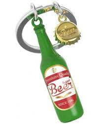Metalmorphose Keyring - Green Beer Bottle