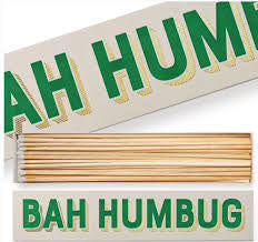 Bah Humbug - Luxury Long Matchbox from The Archivist
