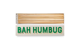 Bah Humbug - Luxury Long Matchbox from The Archivist
