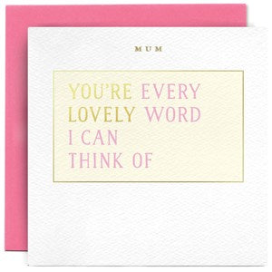 Mother's Day Card - Mum