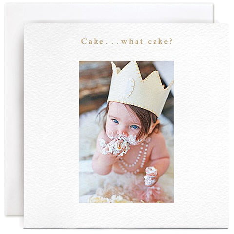 Susan O'Hanlon Card - Cake.. What Cake?