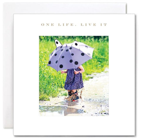 Susan O'Hanlon Card - One Life ... Live It