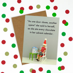 Jeffrey & Janice Christmas Card -  Advent Doors