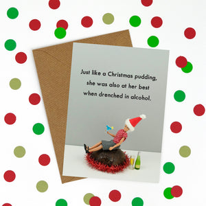 Jeffrey & Janice Christmas Card -  Christmas Pudding