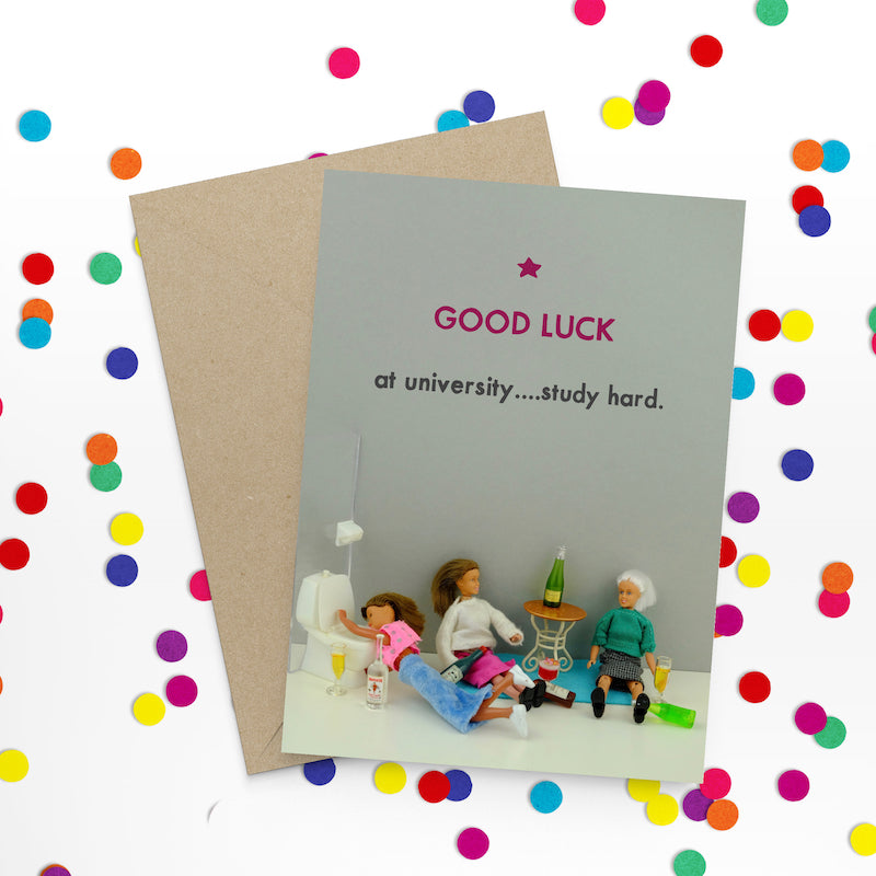 Jeffrey & Janice Card - Good Luck at Uni
