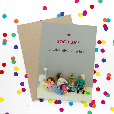 Jeffrey & Janice Card - Good Luck at Uni