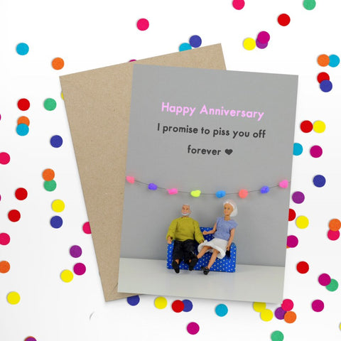 Jeffrey & Janice Card - Happy Anniversary
