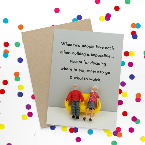 Jeffrey & Janice Card - When Two People Love Each Other