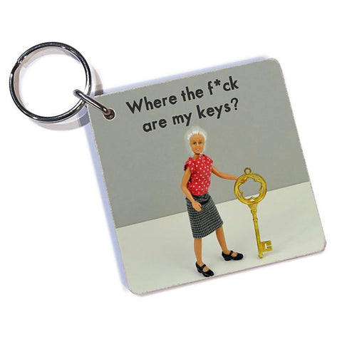 Jeffrey & Janice Keyring - Where The F*ck Are My Keys?