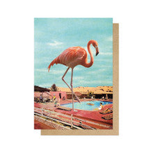 Card - Flamingo Holiday