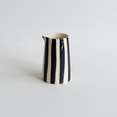 Musango Candy Stripe Creamer Jug - Graphite