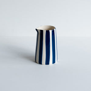 Musango Candy Stripe Creamer Jug - Blue