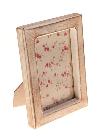 White Wood  Photo Frame