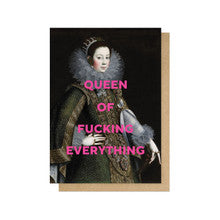 Rude Card - Queen of F*cking Everything