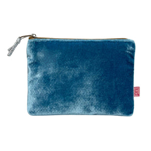 Lua Velvet Purse - Dark Turquoise