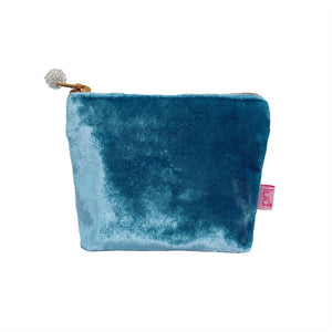 Lua Velvet Mini Purse - Teal