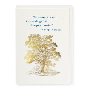 Letterpress Card - Deeper Roots