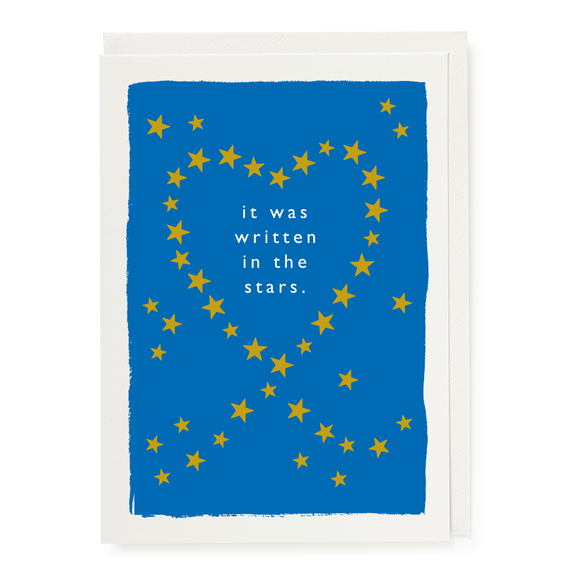 Letterpress Card - Written In The Stars