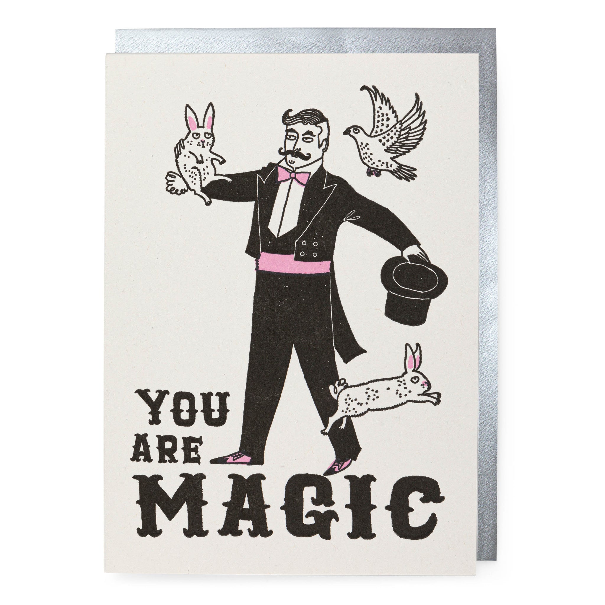Letterpress Card - Magician