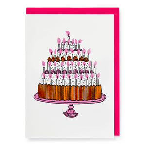 Letterpress Card - Birthday Cake