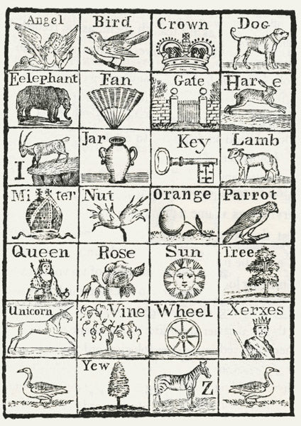 Madame Treacle Card - Alphabet