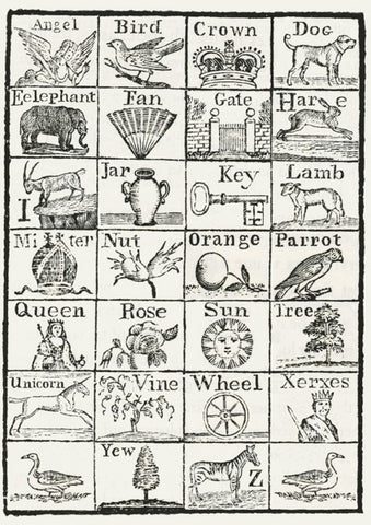 Madame Treacle Card - Alphabet