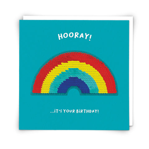 Shine Card - Happy Birthday Rainbow