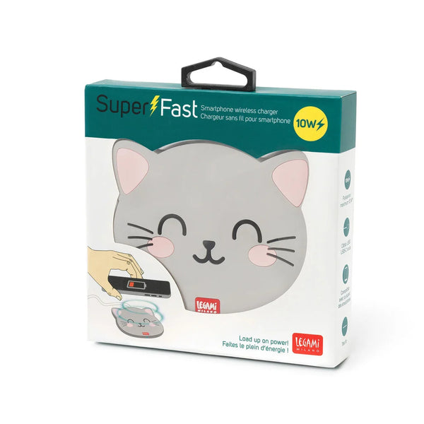 Legami Wireless Smartphone Charger - Kitty