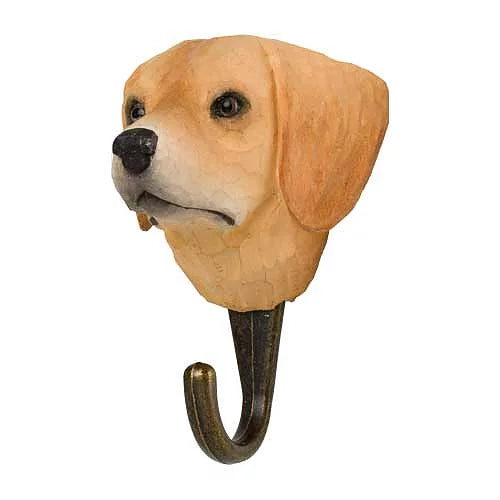 Handcarved Wooden Hook - Golden Retriever