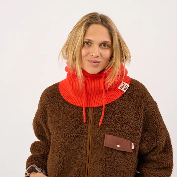 100% Wool Balaclava - Orange