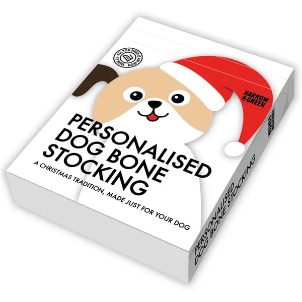 Personalised Dog Bone Christmas Stocking Kit