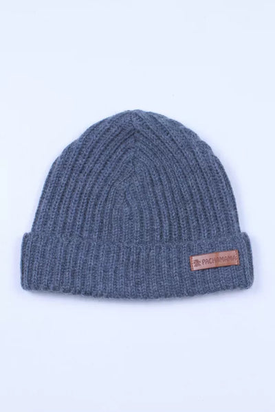 Pachamama Mens Merino Fisherman Beanie - Dusty Blue