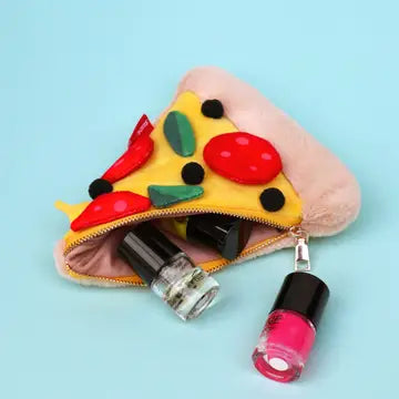 Plush Zip Pouch - Pizza Slice