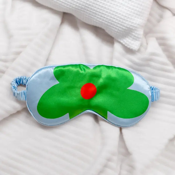 Helio Ferretti Flower Eye Mask - Green