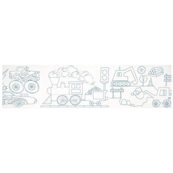 Meri Meri Construction & Cars Colouring Roll