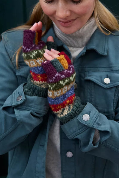 Pachamama Elveden Fingerless Gloves