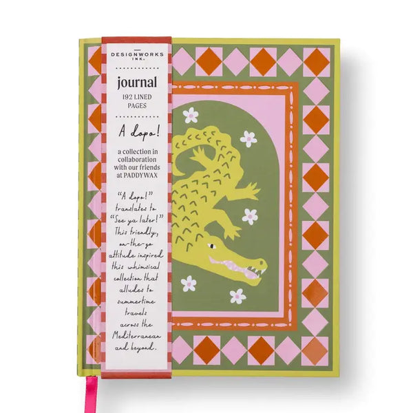 Designworks Ink A Dopo Crocodile Journal