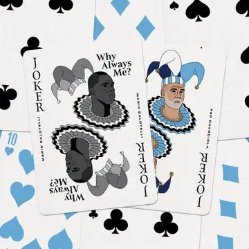 Man City Themed Playing Cards
