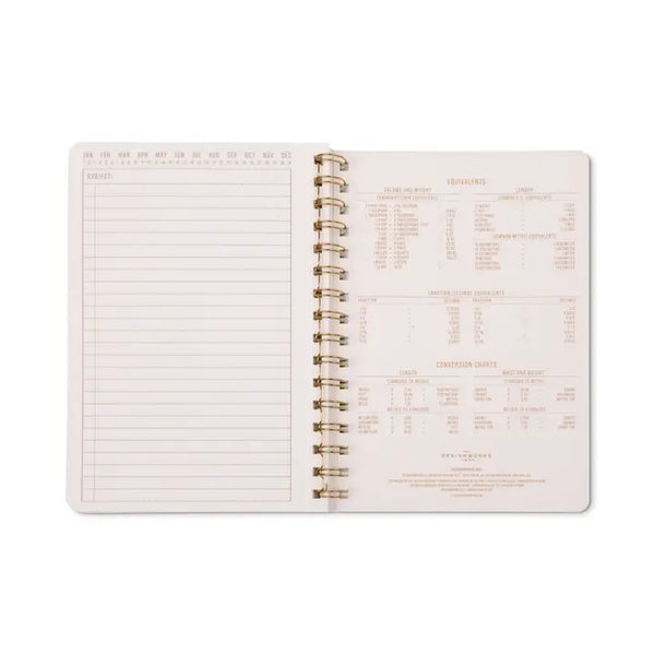 A5 Twin Wire Notebook - Pinwheel Pink