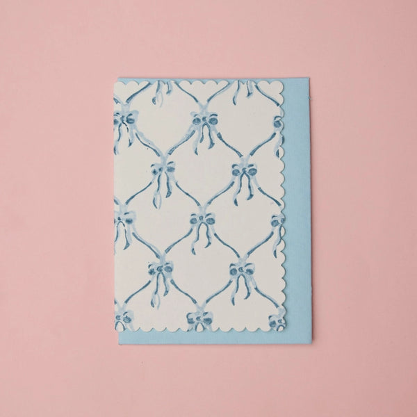 Hand Block Printed Greeting Card - Gc Bows Alaska