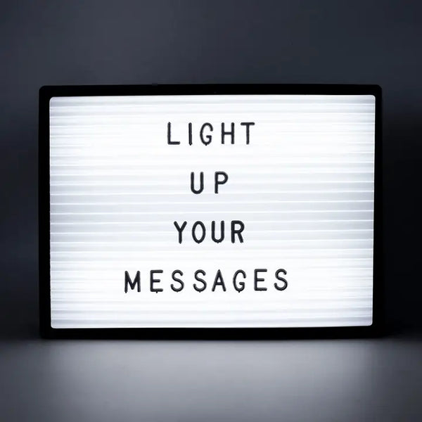 Light Up Letter Board