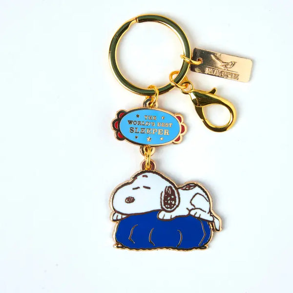 Peanuts Worlds Best Keyring - Sleeper