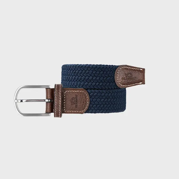 Billy Belt Woven Belt - Slate Blue