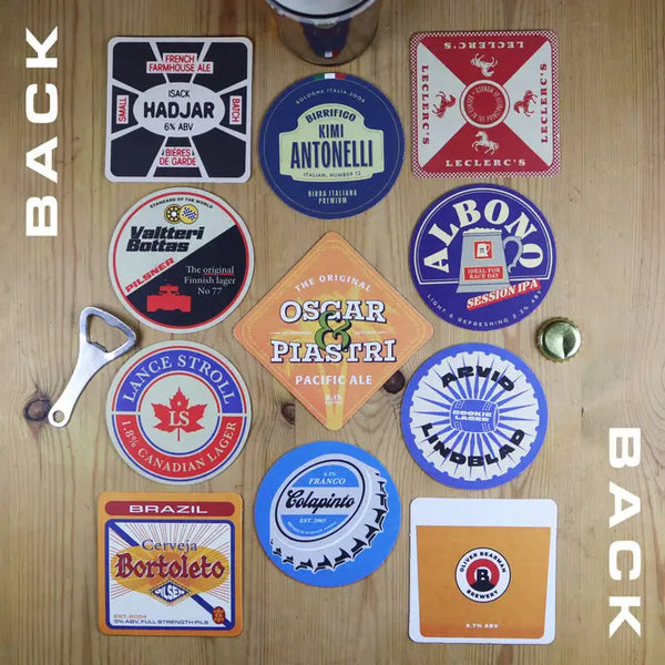 Formula 1 Themed Beer Mats