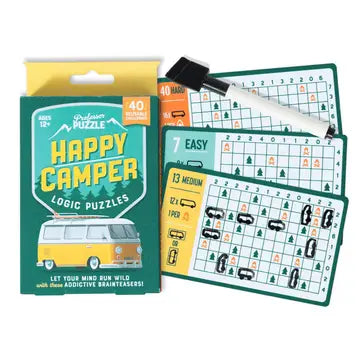 Professor Puzzle - Happy Camper Logic Puzzles