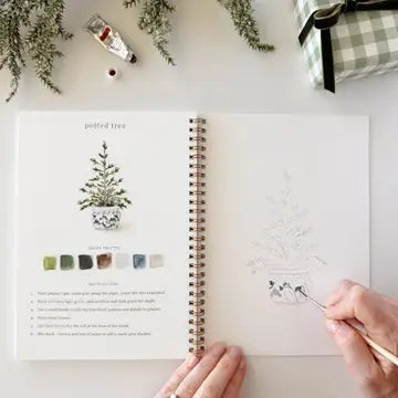 Classic Christmas Watercolour Workbook