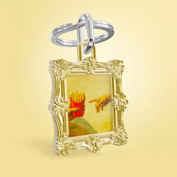 Metalmorphose Gold Frame Keyring